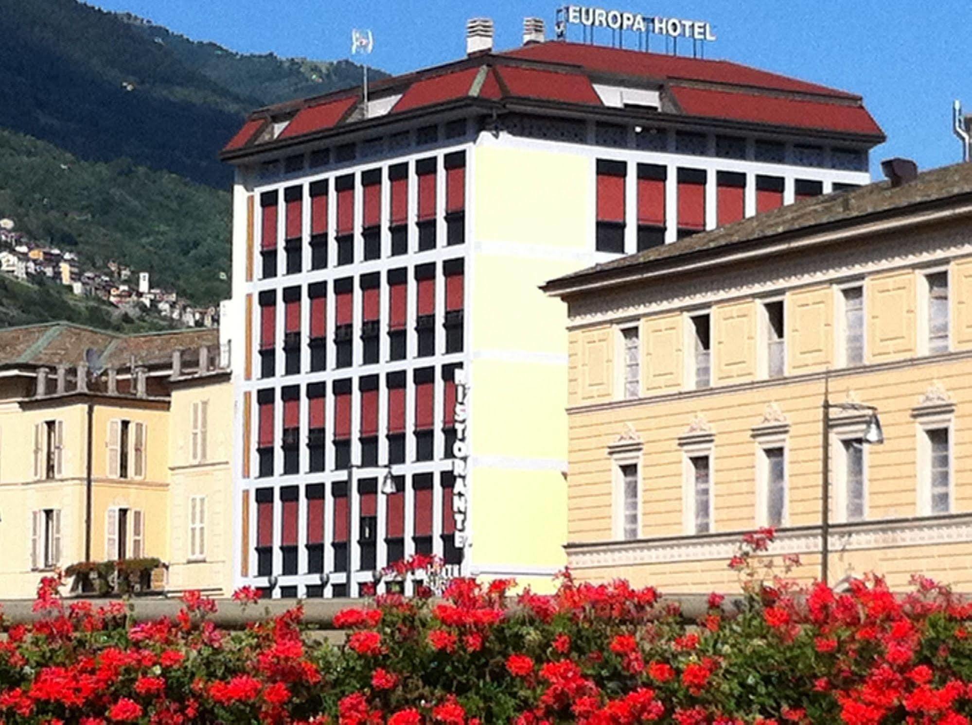 Hotel Europa Sondrio Exterior foto